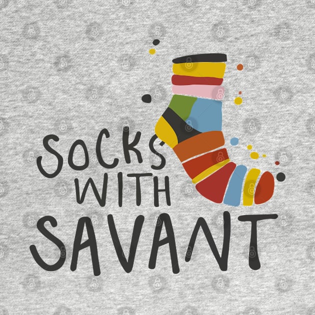 Socks with Savant by DIGITAL MERCH CREATIONS